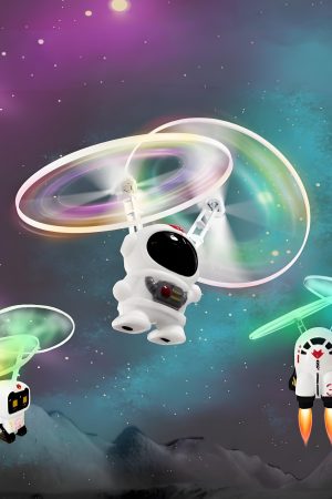 Anti-Gravity Space Toy - Astronaut Training Drone with LED Jetpack