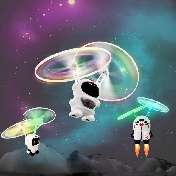 Anti-Gravity Space Toy - Astronaut Training Drone with LED Jetpack