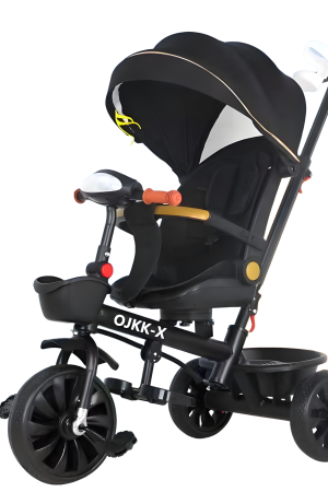 Sun Canopy Baby Stroller - Black