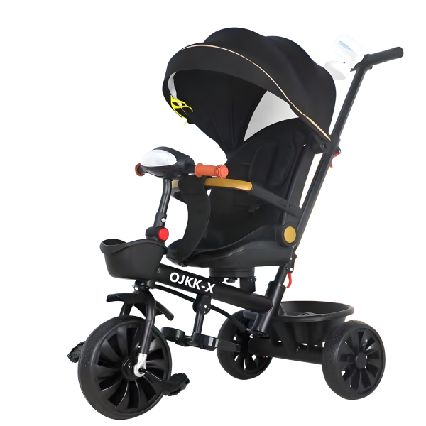 Sun Canopy Baby Stroller - Black