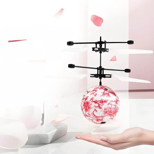 Vermilion Phoenix Levitron Imperial Kiln-Inspired Hovering Artifact (Gesture-Controlled)