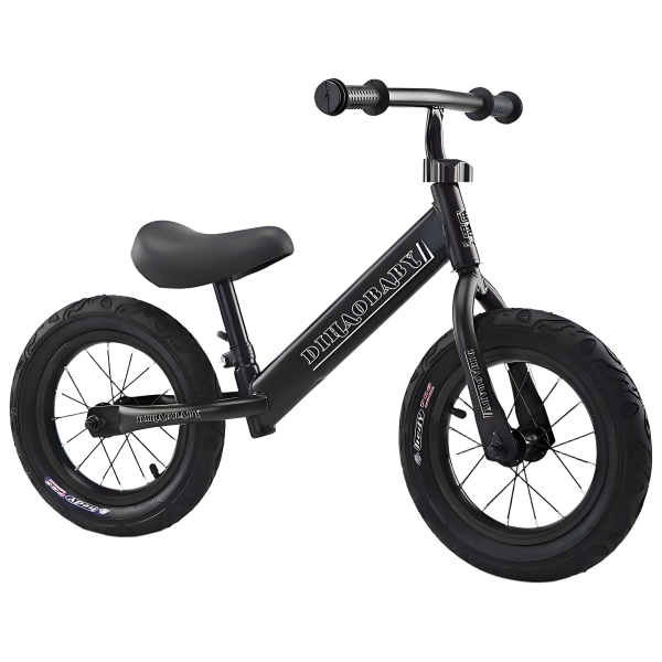 Black: Black Kids' Racing Bike